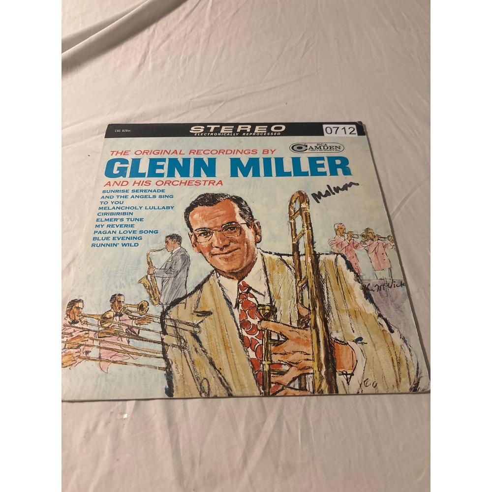 Glenn Miller Vinyl LP Original Recordings RCA Camden CAS-829(e)  Big Band Jazz